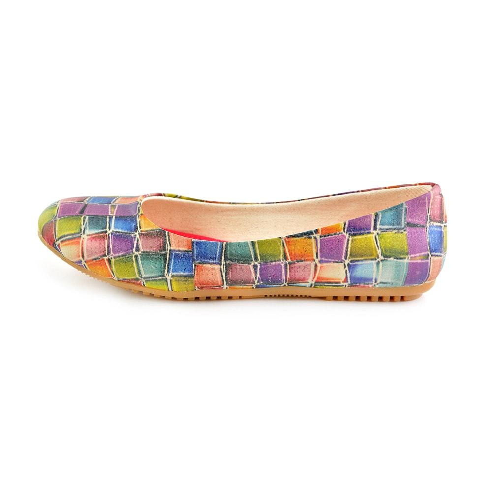 Colored Stones Ballerinas Shoes 1071 (506285850656)