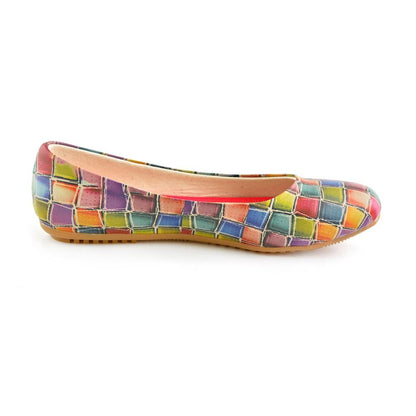 Colored Stones Ballerinas Shoes 1071 (506285850656)