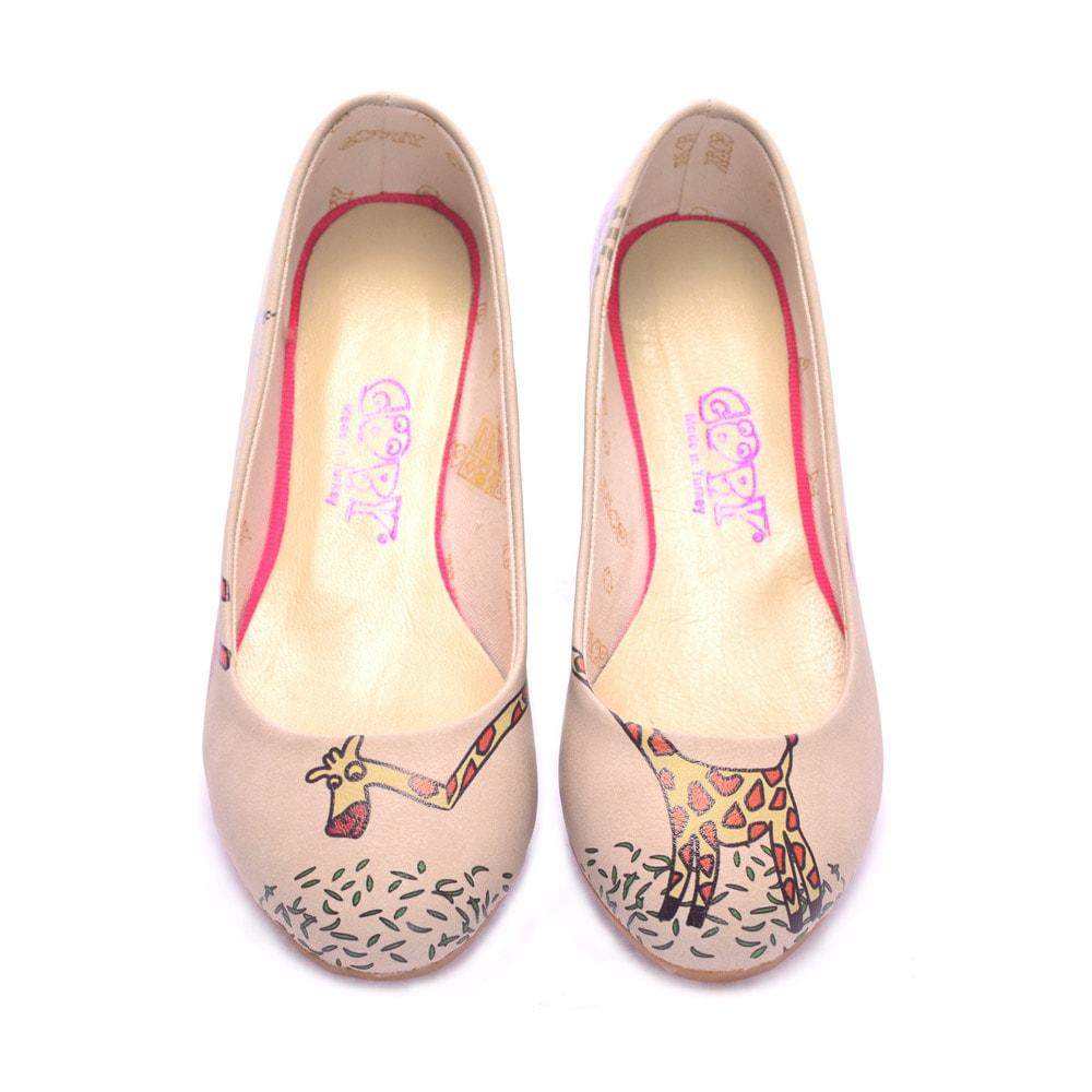 Baby Giraffe Ballerinas Shoes 1074 (506263044128)