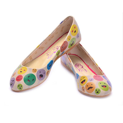 Emoji Ballerinas Shoes 1084 (506263437344)