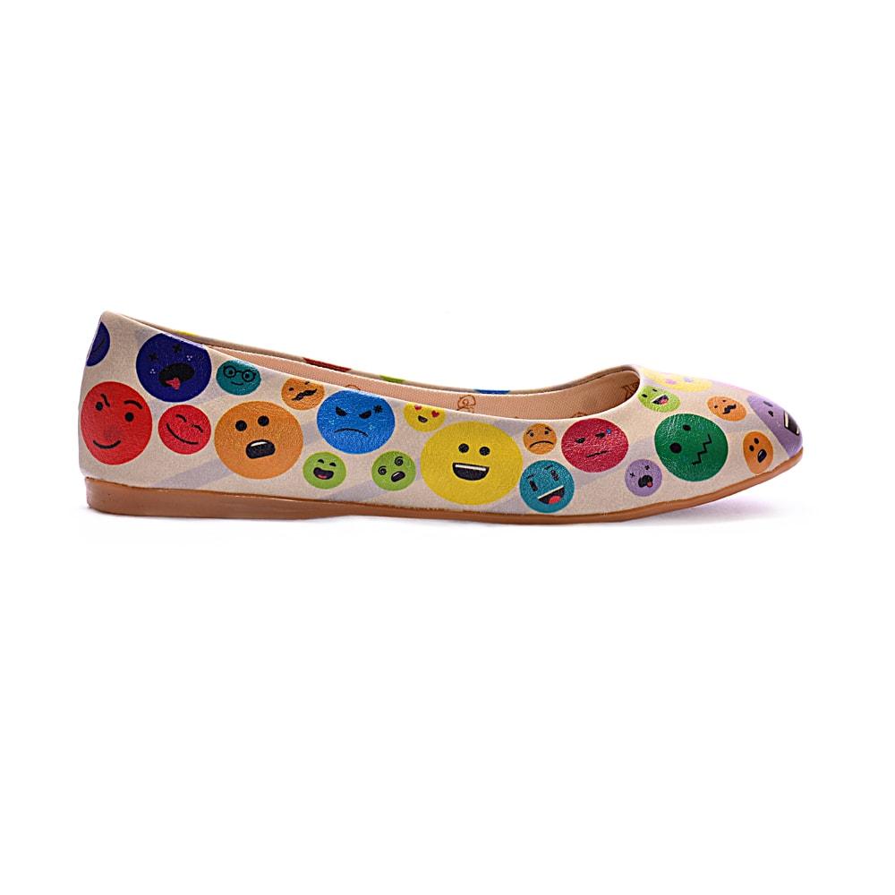 Emoji Ballerinas Shoes 1084 (506263437344)