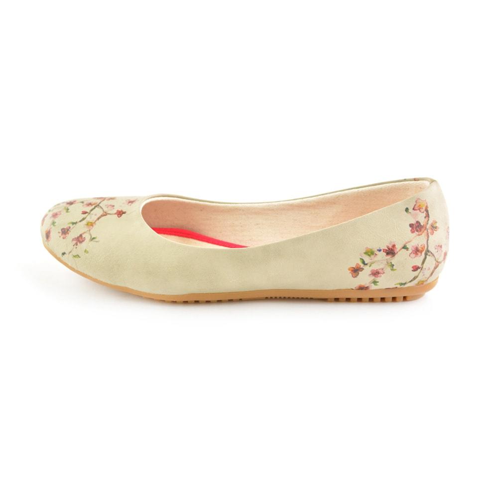 New Cherry Blossom Ballerinas Shoes 1091 (506263699488)