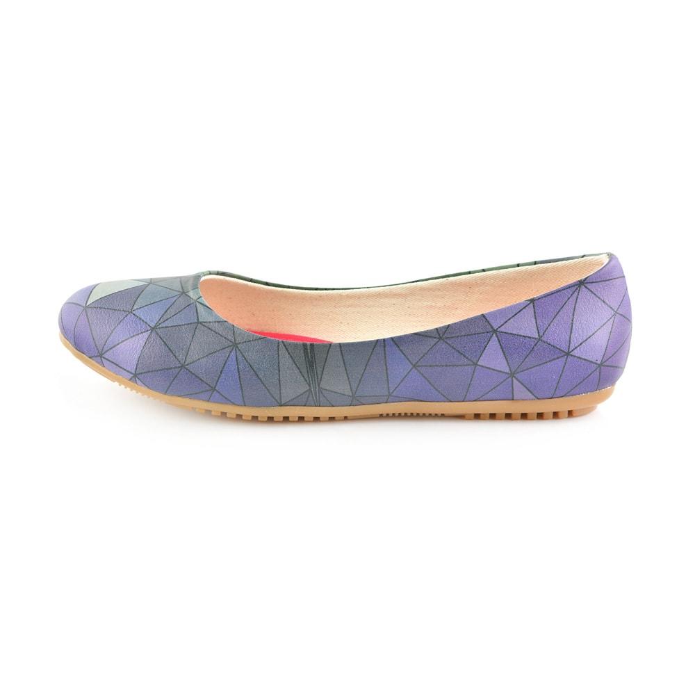 Colored Prismas Ballerinas Shoes 1094 (506263797792)