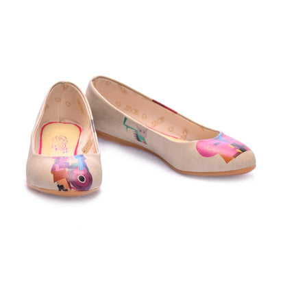 Abstract Music and Dialogue Ballerinas Shoes 1095 (506263830560)