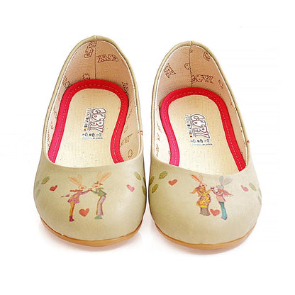 Couple Rabbit Ballerinas Shoes 1097 (506263896096)