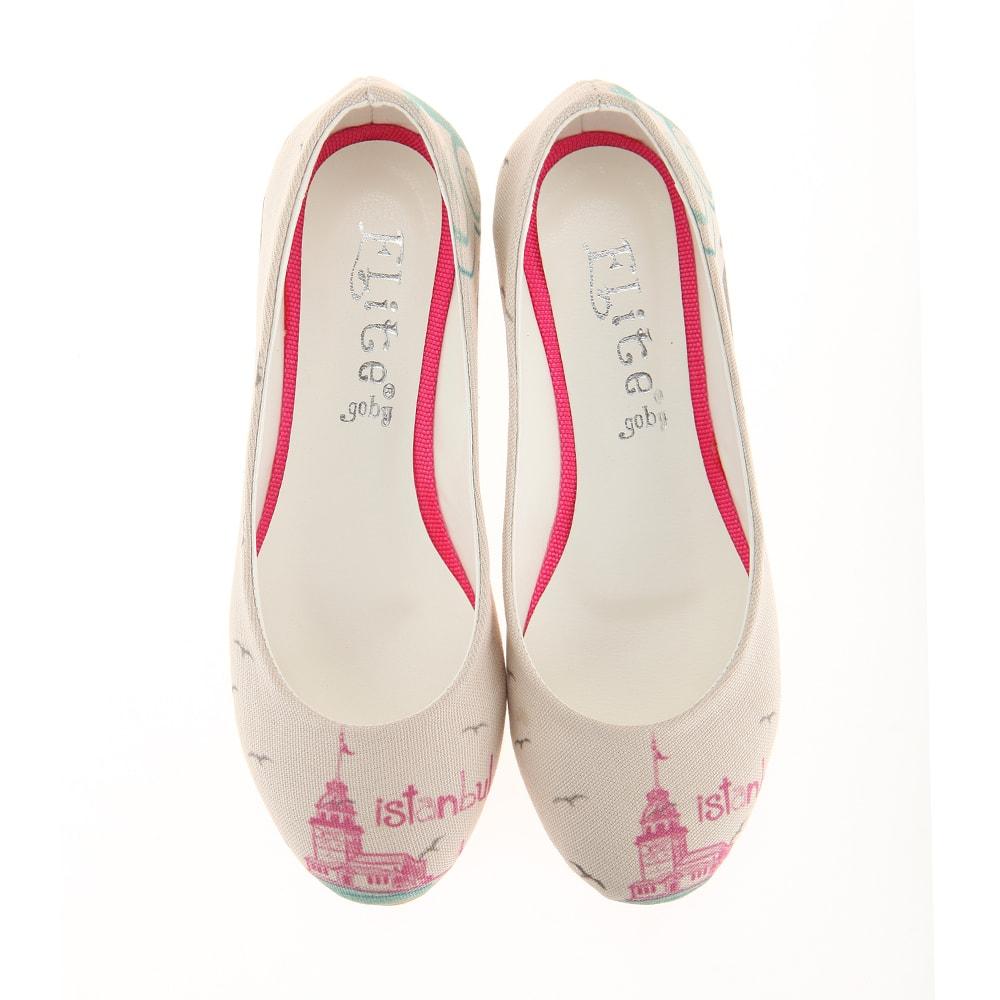 Istanbul: Maidens Tower Ballerinas Shoes 1101 (1405793763424)