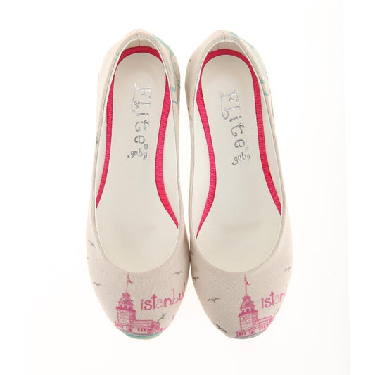 Istanbul: Maidens Tower Ballerinas Shoes 1101 (1405793763424)