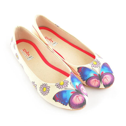 Daisy and Butterfly Ballerinas Shoes 1105 (506263961632)
