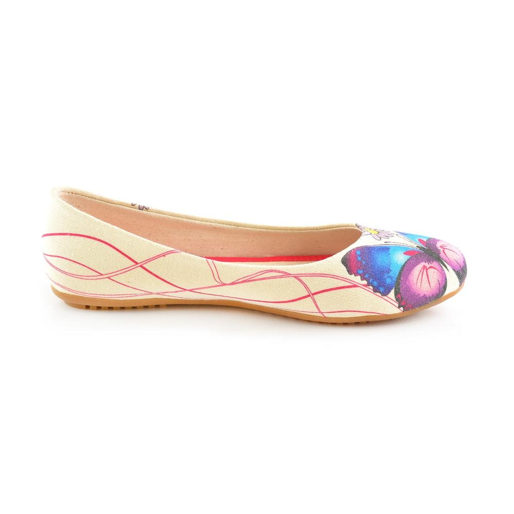 Daisy and Butterfly Ballerinas Shoes 1105 (506263961632)