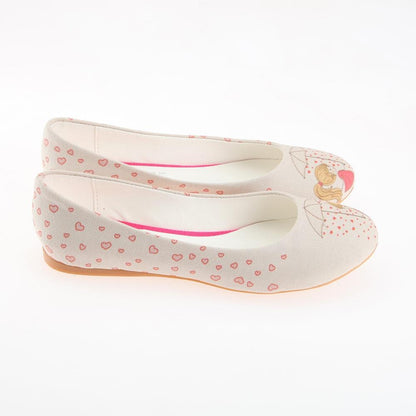 Heart Raining Ballerinas Shoes 1107 (1405793927264)