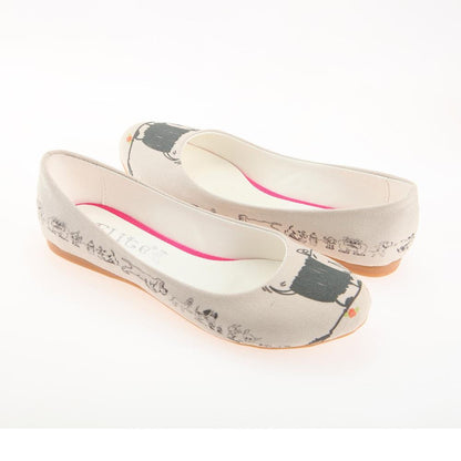 Cute Dog Ballerinas Shoes 1114 (506264027168)