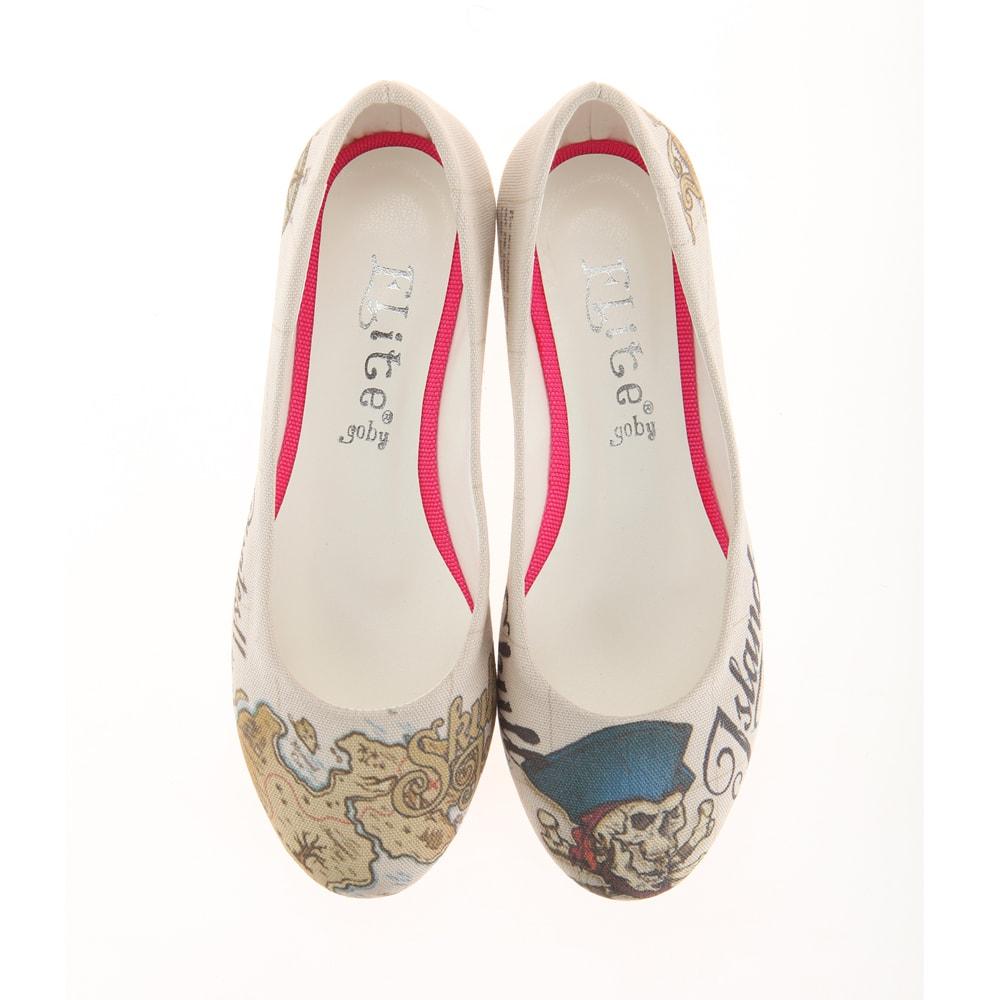 Pirates Ballerinas Shoes 1116 (1405794189408)