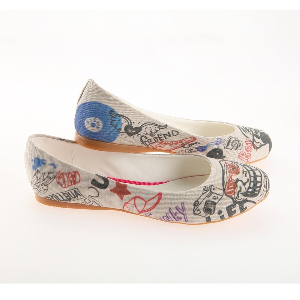 Troll Face Ballerinas Shoes 1120 (1405794320480)