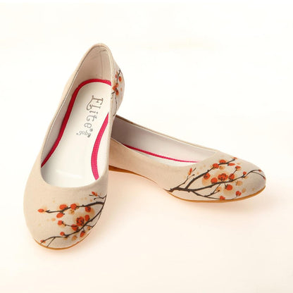 Cherry Blossom Ballerinas Shoes 1141 (1405794746464)