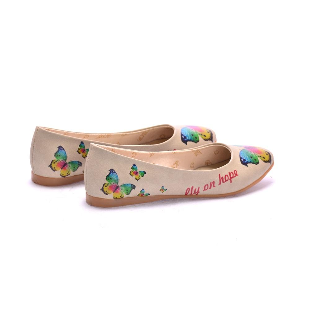 Colorful Butterfly Ballerinas Shoes 2012 (1405795041376)