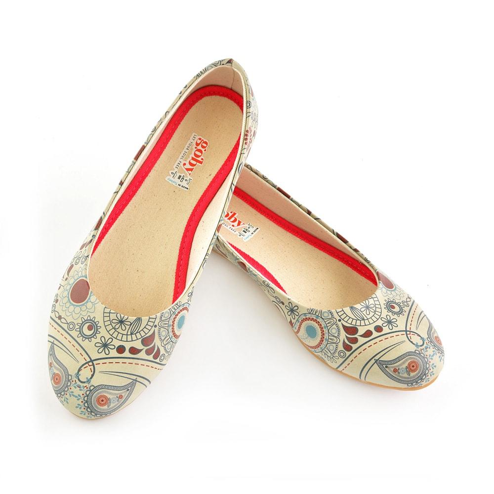 Pattern Ballerinas Shoes 2013 (1405795074144)
