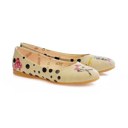 Dalmatian Frendly Ballerinas Shoes 2014 (506264223776)