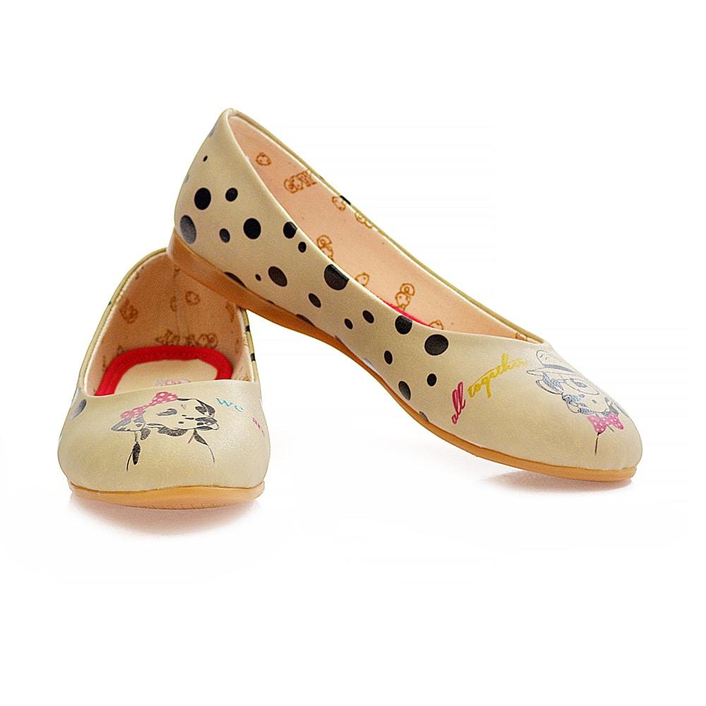 Dalmatian Frendly Ballerinas Shoes 2014 (506264223776)