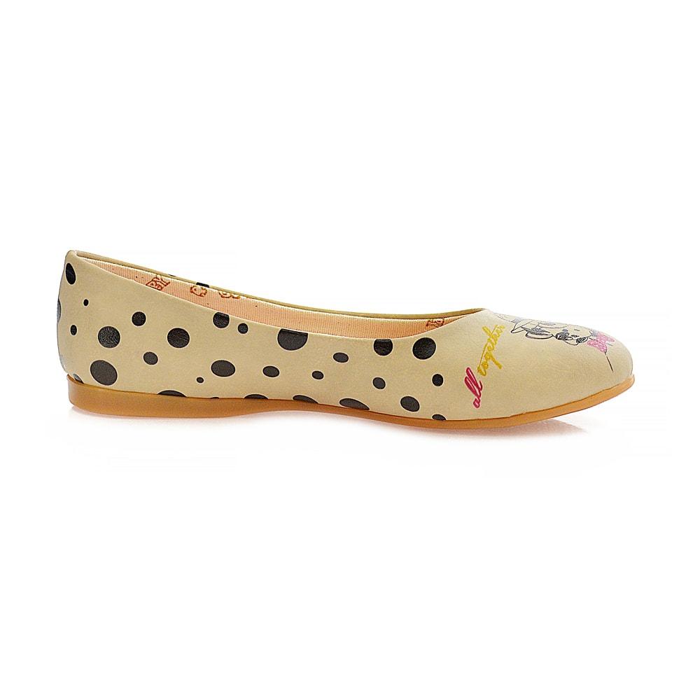 Dalmatian Frendly Ballerinas Shoes 2014 (506264223776)