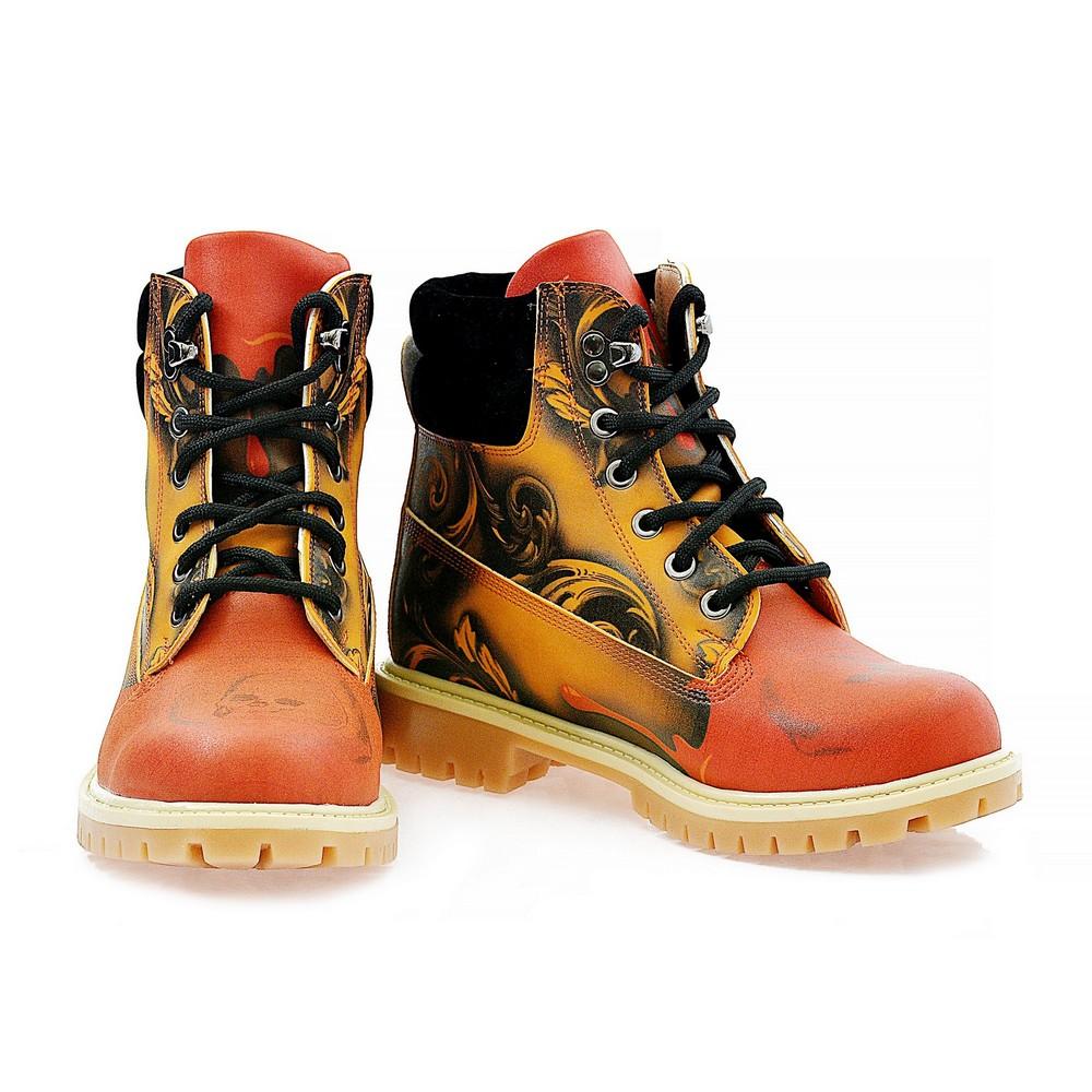 Lurid Casper Skull Short Boots ACAT101 (1329354866784)