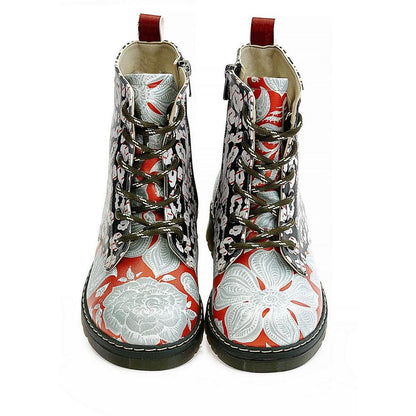 Red and Black Long Boots AMAR106 (1329363484768)