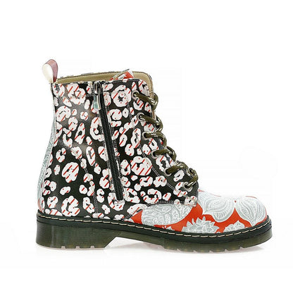 Red and Black Long Boots AMAR106 (1329363484768)