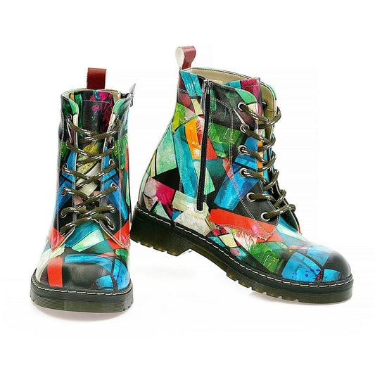 Broken Colors Glasses Long Boots AMAR111 (1329363648608)