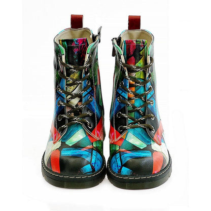 Broken Colors Glasses Long Boots AMAR111 (1329363648608)