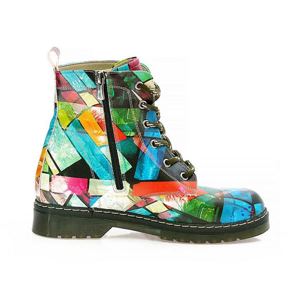 Broken Colors Glasses Long Boots AMAR111 (1329363648608)