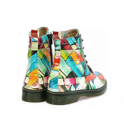 Broken Colors Glasses Long Boots AMAR111 (1329363648608)