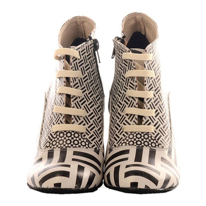 Pattern Ankle Boots BT204 (506264354848)