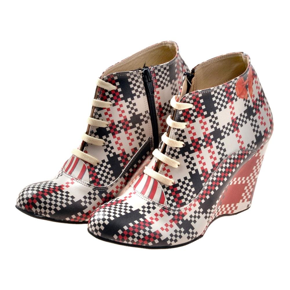Squares Ankle Boots BT212 (1405796024416)