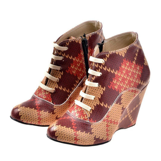 Squares Ankle Boots BT214 (1405796122720)