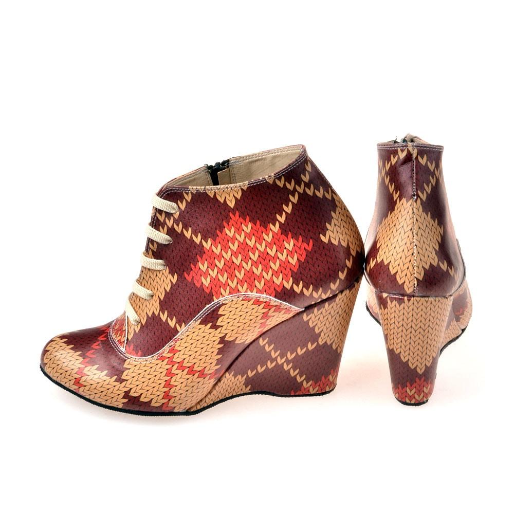 Squares Ankle Boots BT214 (1405796122720)