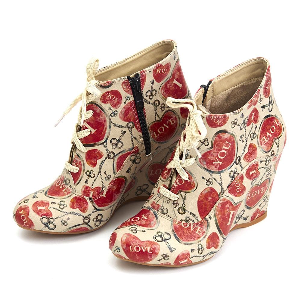 Hearts Ankle Boots BT216 (1405796221024)