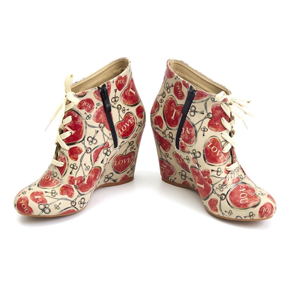 Hearts Ankle Boots BT216 (1405796221024)