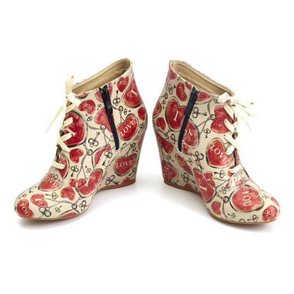 Hearts Ankle Boots BT216 (1405796221024)