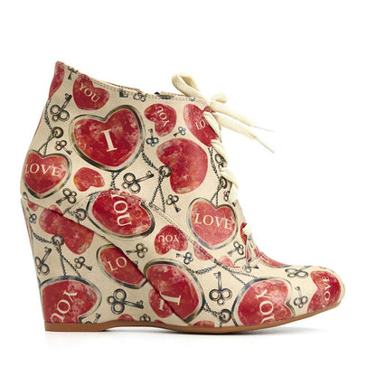 Hearts Ankle Boots BT216 (1405796221024)