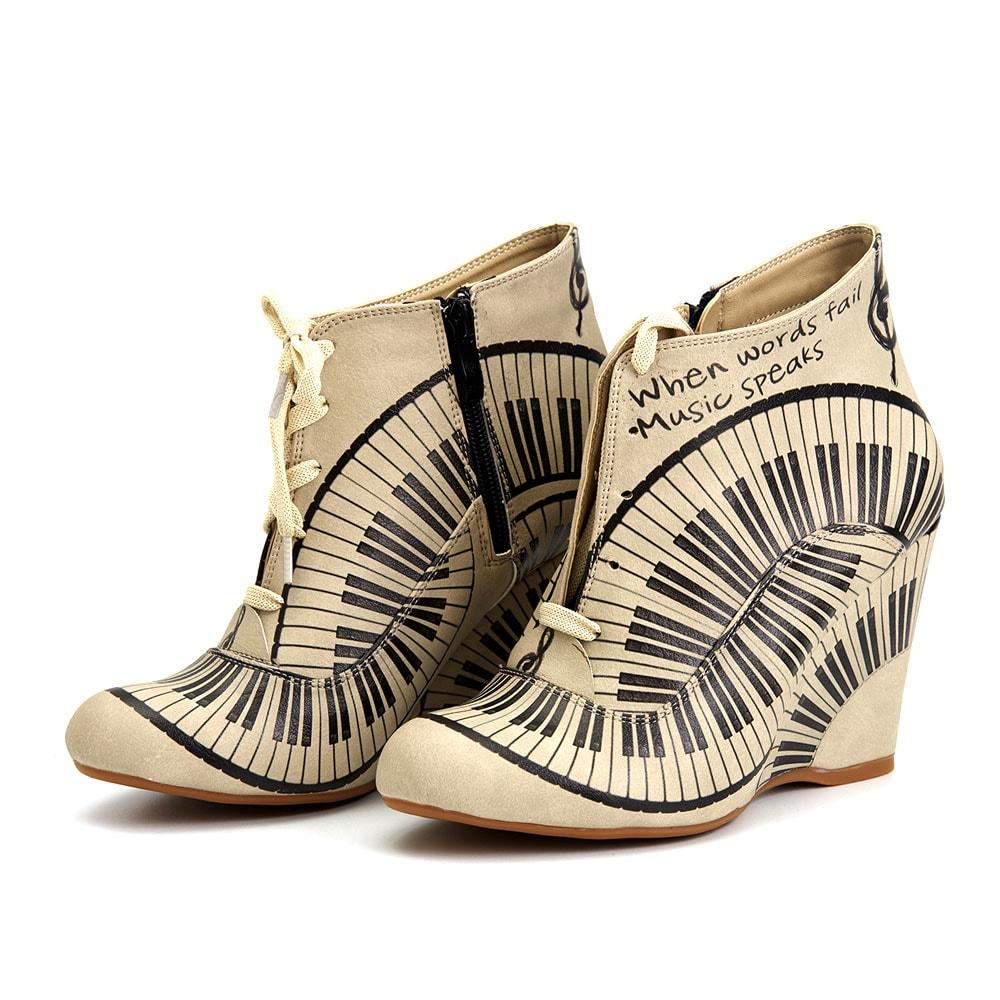 Music Speaks Ankle Boots BT218 (1405796286560)