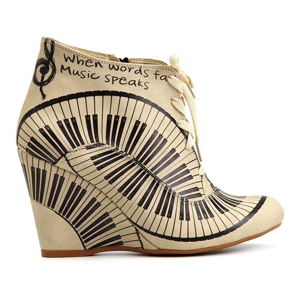 Music Speaks Ankle Boots BT218 (1405796286560)