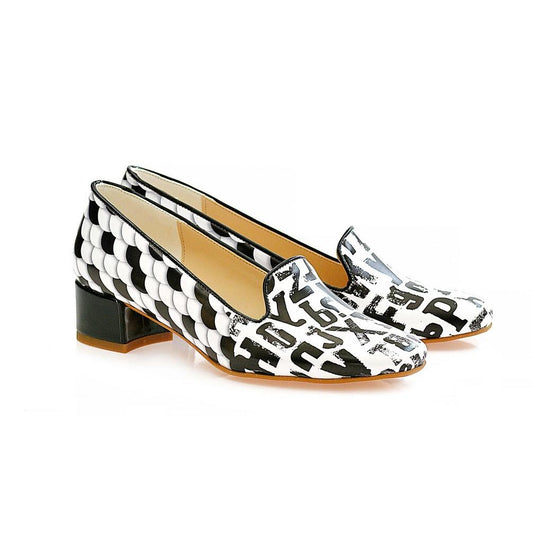 Letters Career Heel Shoes BYZ212 (770201682016)