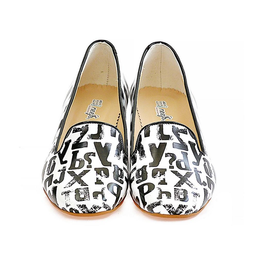 Letters Career Heel Shoes BYZ212 (770201682016)