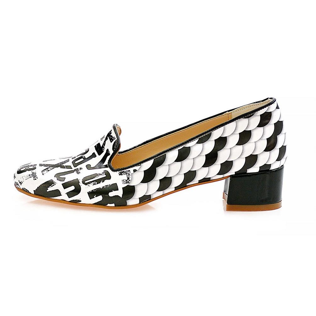 Letters Career Heel Shoes BYZ212 (770201682016)