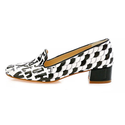 Letters Career Heel Shoes BYZ212 (770201682016)