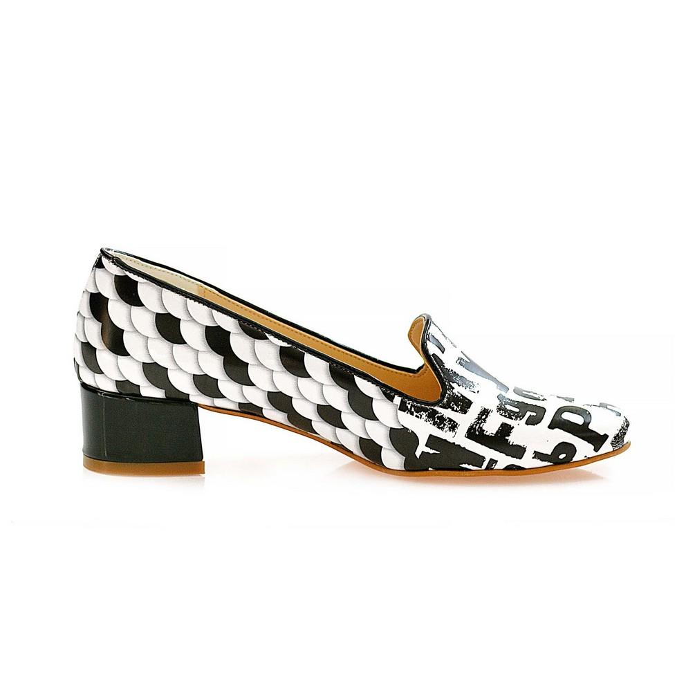 Letters Career Heel Shoes BYZ212 (770201682016)