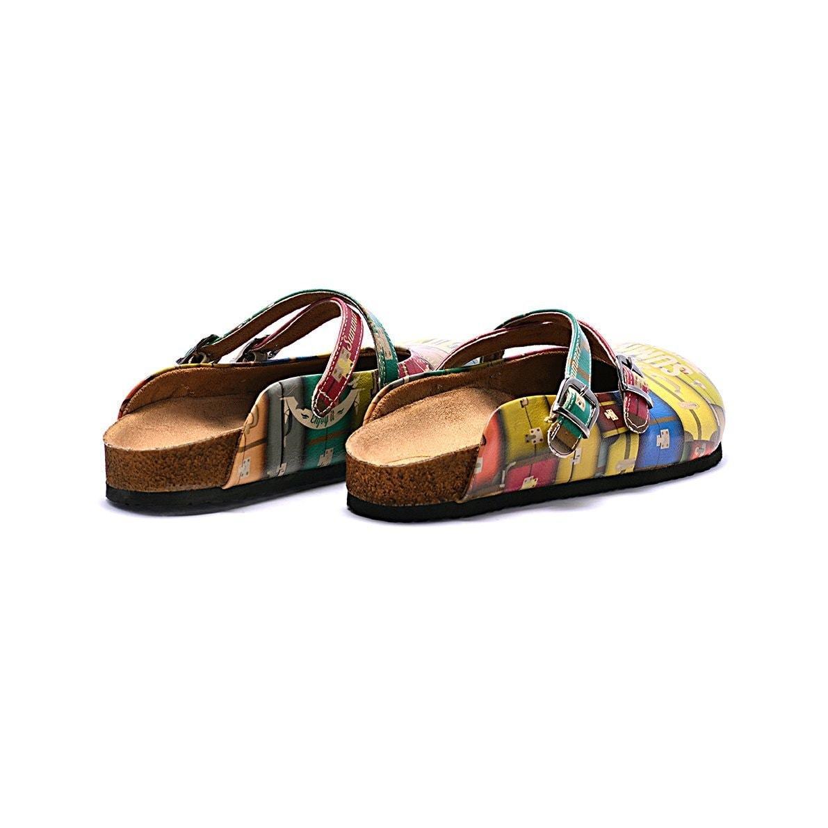 Yellow Suitcase Summer Clogs CAL106 (737683636320)