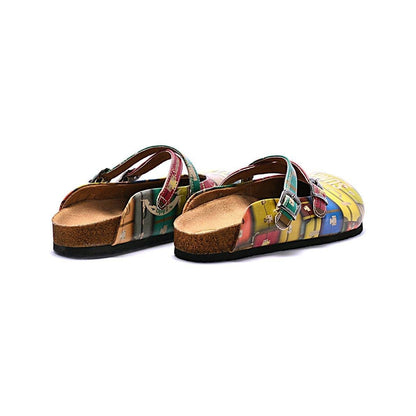 Yellow Suitcase Summer Clogs CAL106 (737683636320)