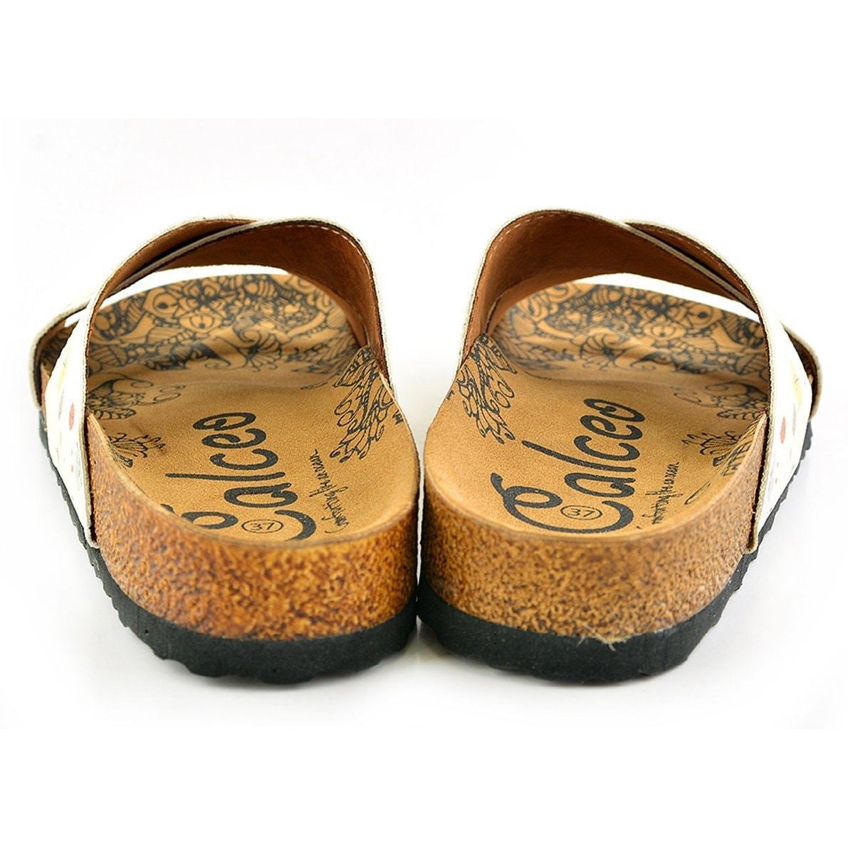 Yellow Leaf Cross-Strap Sandal CAL1107 (737683275872)