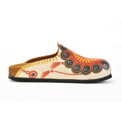 Orange & Yellow Geometric Mule CAL1402 (774940885088)