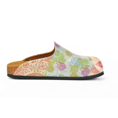 Red Abstract Paisley Mule CAL1405 (774932955232)